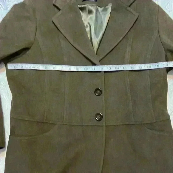 Olive‎ green Jason fully-lined coat - Picture 4 of 6